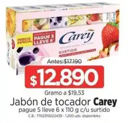 MegaTiendas Jabón de tocador Carey oferta