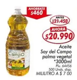 Mercapava Soy del Campo Aceite palma vegetal oferta