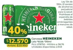 Belalcazar Cerveza Heineken oferta
