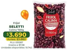 Belalcazar Frijol Seletti Calima oferta