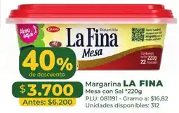 Belalcazar La Fina Mesa oferta