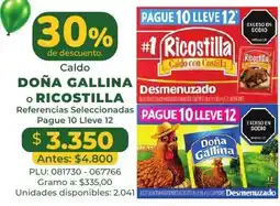 Belalcazar Caldo Doña Gallina o Ricostilla oferta