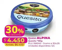 Belalcazar Queso ALPINA oferta