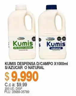 Mercar Kumis despensa d/campo oferta