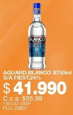 Mercar Blanco del Valle fiesta oferta