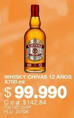 Mercar Whisky Chivas 12 Años oferta