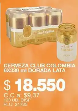 Mercar Cerveza Club Colombia oferta