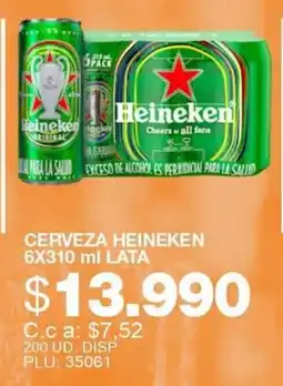 Mercar Cerveza Heineken oferta