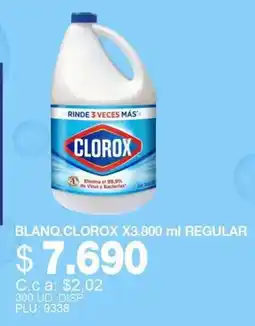 Mercar Clorox x3.800 ml regular oferta