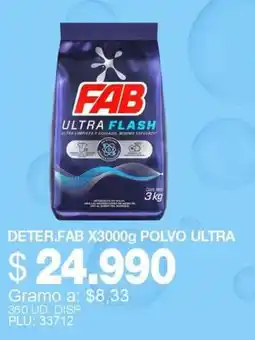 Mercar Fab detergente polvo ultra oferta