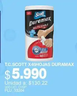 Mercar Scott duramax oferta