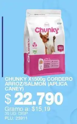 Mercar Chunky x1500g cordero arroz/salmon oferta