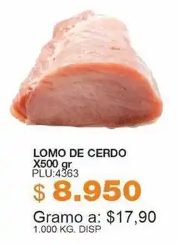 Mercar Lomo de cerdo oferta