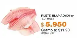 Mercar Filete tilapia oferta
