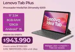 Olímpica Lenovo tab plus oferta