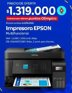 Olímpica Epson impresora multifuncional oferta