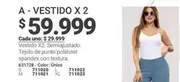 Carmel Textura - a - vestido x 2 oferta