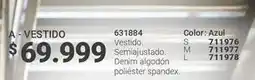 Carmel A - vestido 631884 oferta