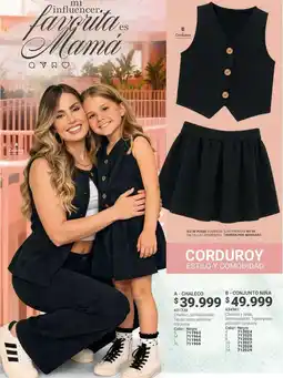Carmel Favorita - conjunto chaleco y falda oferta