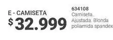 Carmel E - camiseta 634108 oferta