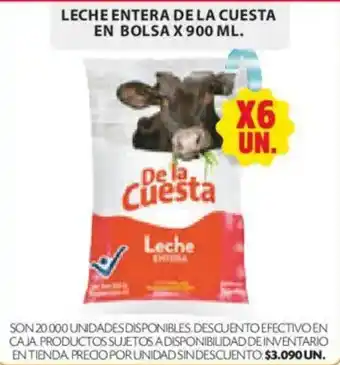 Ara De la Cuesta leche entera oferta