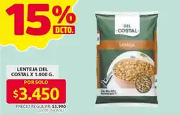 Ara Lenteja del costal oferta