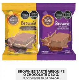 Ara Brownies tarté arequipe o chocolate oferta