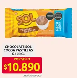 Ara Chocolate sol pastillas de cocoa oferta