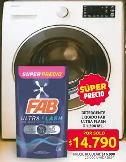 Ara Fab detergente liquido ultra flash oferta