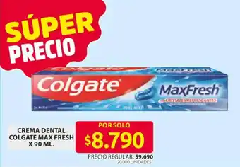 Ara Colgate crema dental max fresh oferta