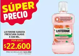 Ara Listerine sandía frescura suave oferta