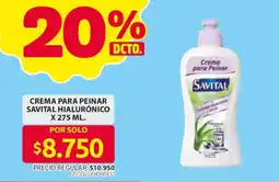 Ara Savital crema para peinar hialurónico oferta