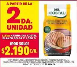 Ara Del Costal harina precocida de maiz blanco oferta