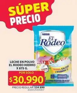 Ara El rodeo - leche en polvo el rodeo hierro x 875 g oferta