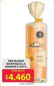 Ara Pan tajado mantequilla oferta