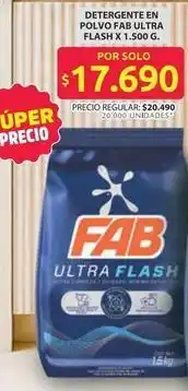 Ara Fab - detergente en polvo ultra flash oferta
