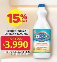 Ara Clorox - clorox pureza cítrica oferta