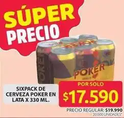 Ara Cerveza poker en lata oferta