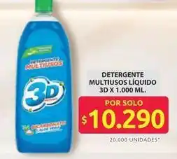 Ara 3d - detergente multiusos liquido oferta