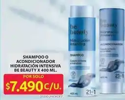 Ara Be beauty - shampoo o acondicionador hidratación intensiva x 400 ml oferta