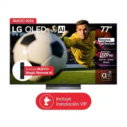 Falabella Televisor 77 pulgadas |4K UHD OLED Evo| Dolby Vision |OLED77C6PSA | Incluye AI Magic Remote oferta