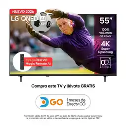 Falabella Televisor 55 pulgadas|4K UHD QNED Mini LED|55QNED65BSA|Incluye AI Magic Remote oferta