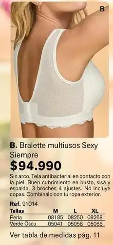 Piel - bralette multiusos sexy