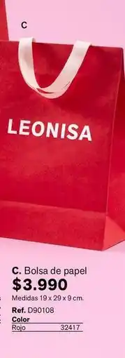 Leonisa Leonisa - bolsa de papel oferta