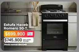 Easy Haceb - estufa romero 50-t oferta