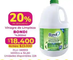 Belalcazar Bondi vinagre de limpieza oferta
