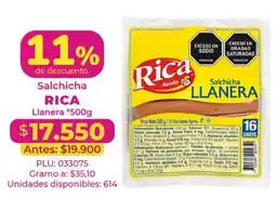 Belalcazar Rica salchicha llanera oferta