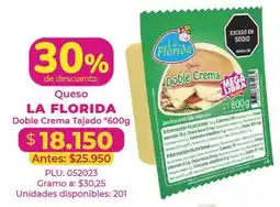 Belalcazar La Florida Queso Doble Crema Tajado oferta