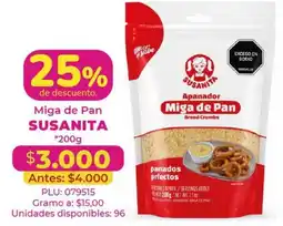 Belalcazar Susanita miga de pan oferta