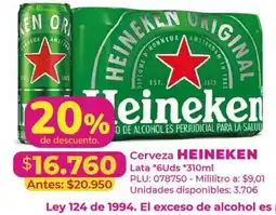 Belalcazar Cerveza Heineken oferta